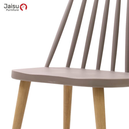 เก้าอี้พลาสติกมีพนักพิง Jaisu รุ่น 8311A ขนาด 77 ซม. สีเทา_3